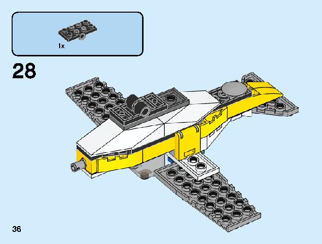 Mail Plane 60250 LEGO information LEGO instructions 36 page