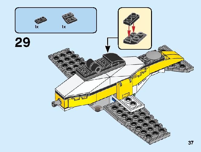 Mail Plane 60250 LEGO information LEGO instructions 37 page