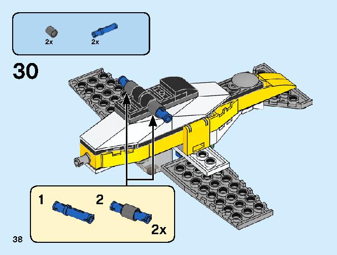 Mail Plane 60250 LEGO information LEGO instructions 38 page
