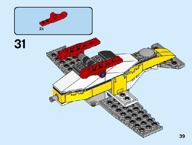 Mail Plane 60250 LEGO information LEGO instructions 39 page