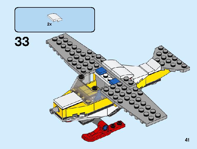 Mail Plane 60250 LEGO information LEGO instructions 41 page
