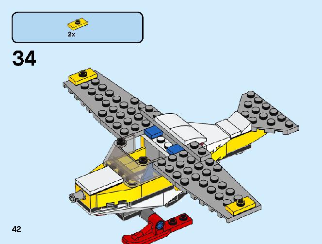 Mail Plane 60250 LEGO information LEGO instructions 42 page