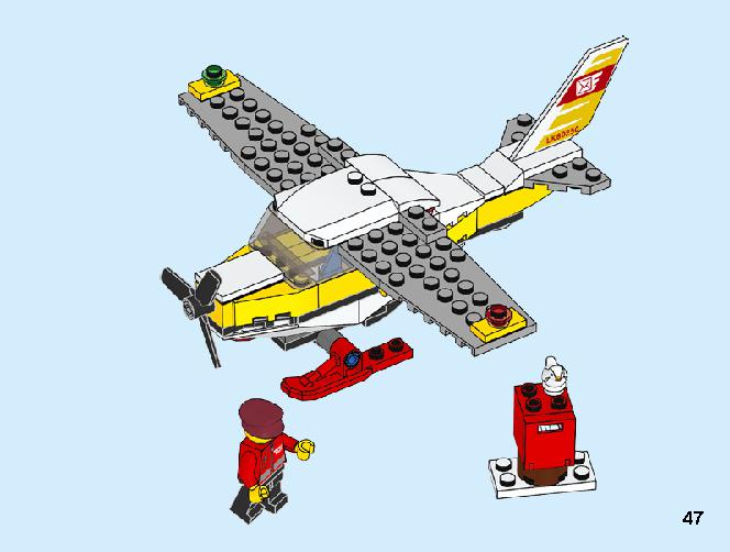 Mail Plane 60250 LEGO information LEGO instructions 47 page