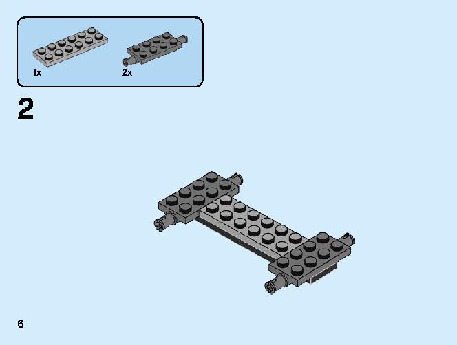 industri Walter Cunningham låg Monster Truck 60251 LEGO information LEGO instructions 6 page / Brick Mecha
