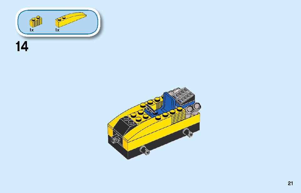Construction Bulldozer 60252 LEGO information LEGO instructions 21 page