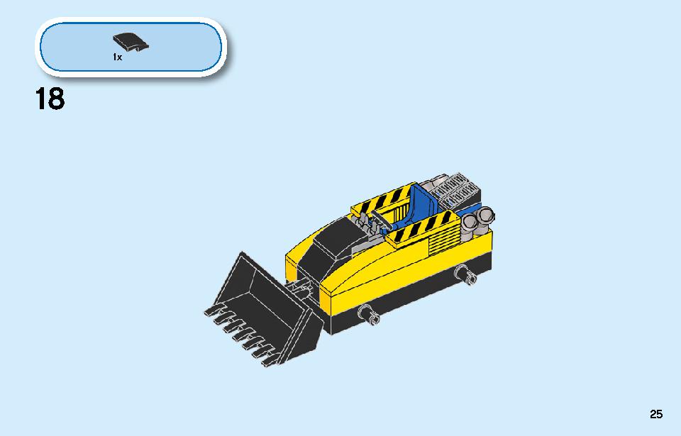 Construction Bulldozer 60252 LEGO information LEGO instructions 25 page