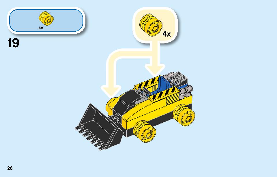 Construction Bulldozer 60252 LEGO information LEGO instructions 26 page
