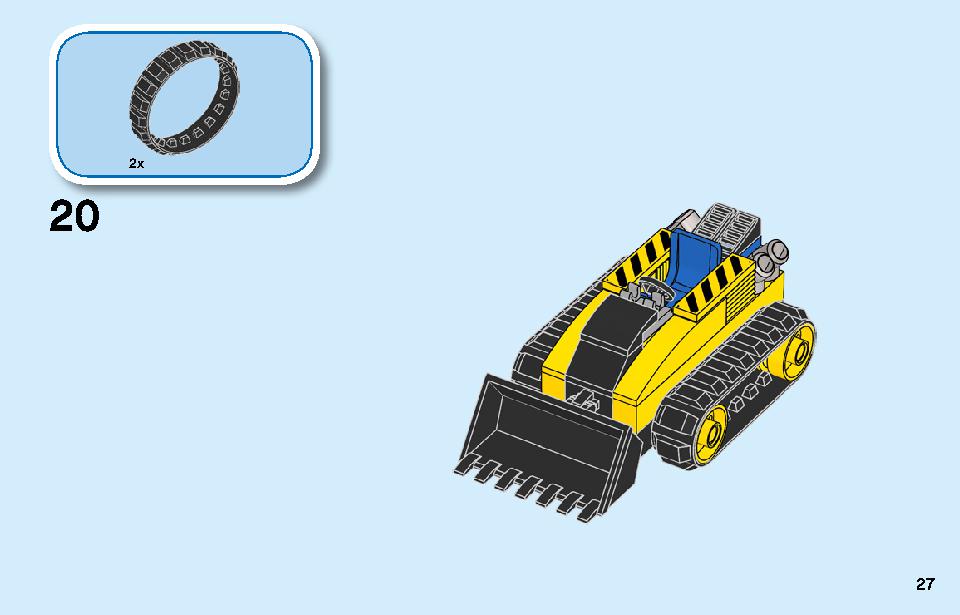 Construction Bulldozer 60252 LEGO information LEGO instructions 27 page