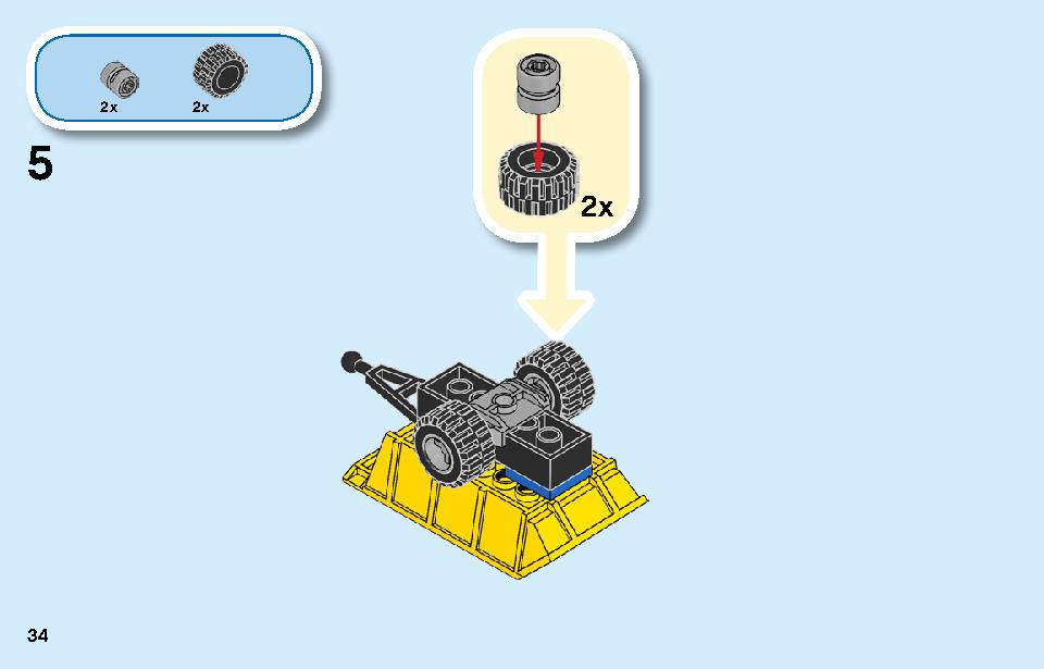 Construction Bulldozer 60252 LEGO information LEGO instructions 34 page