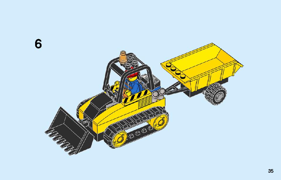 Construction Bulldozer 60252 LEGO information LEGO instructions 35 page