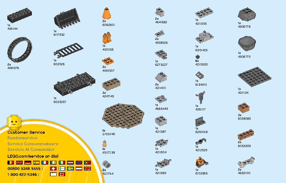 工事現場のブルドーザー 60252 レゴの商品情報 レゴの説明書・組立方法 40 page