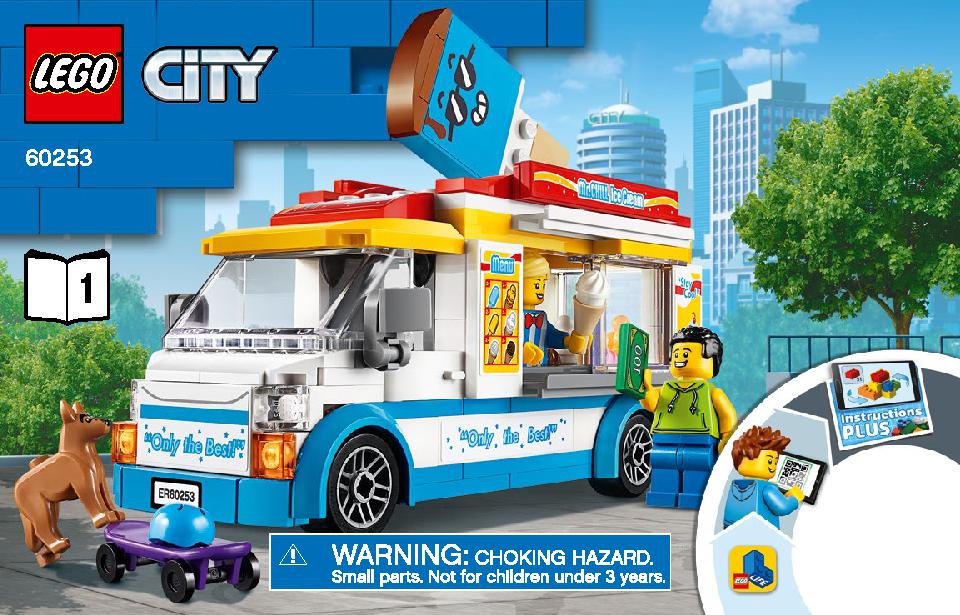 Ice-cream Truck 60253 LEGO information LEGO instructions 1 page