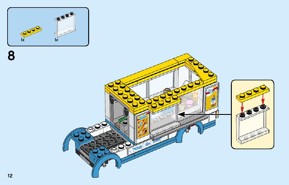 Ice-cream Truck 60253 LEGO information LEGO instructions 12 page