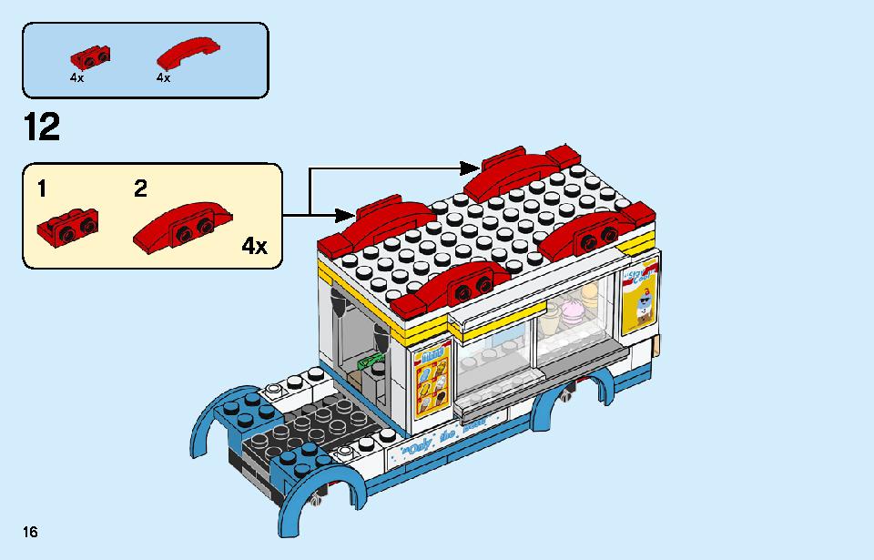Ice-cream Truck 60253 LEGO information LEGO instructions 16 page