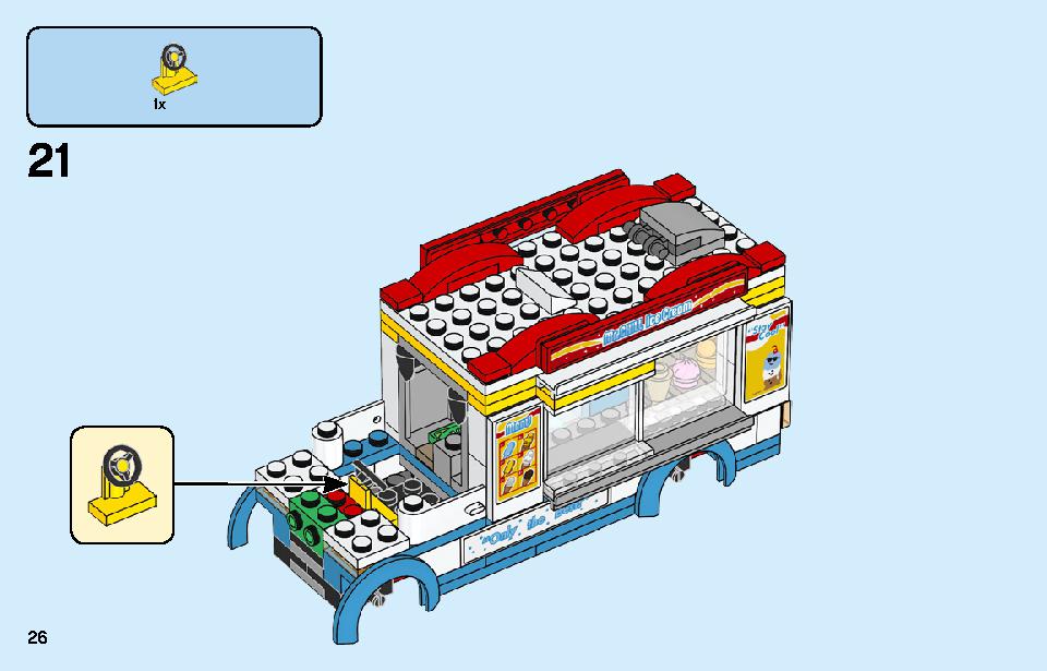 Ice-cream Truck 60253 LEGO information LEGO instructions 26 page