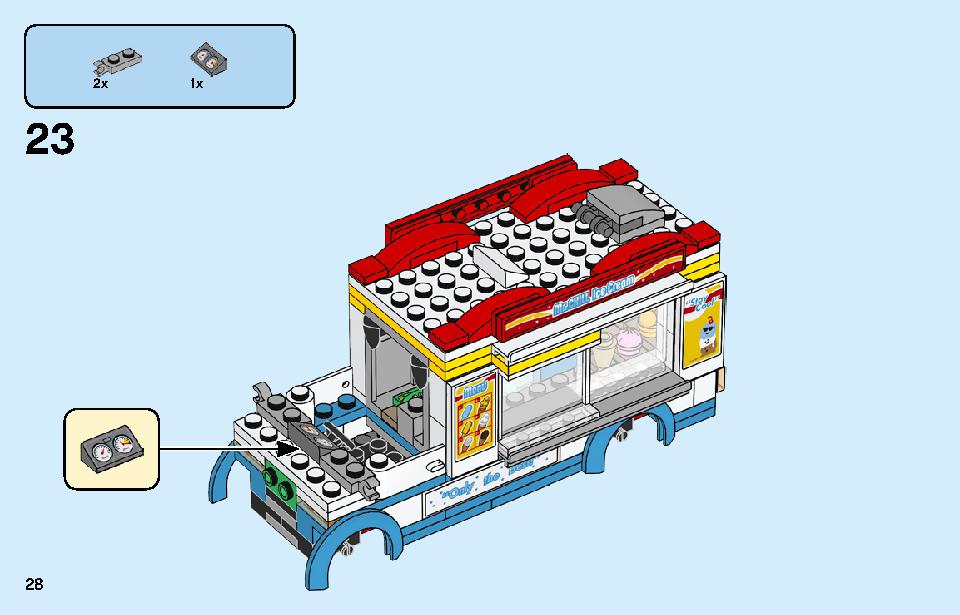Ice-cream Truck 60253 LEGO information LEGO instructions 28 page