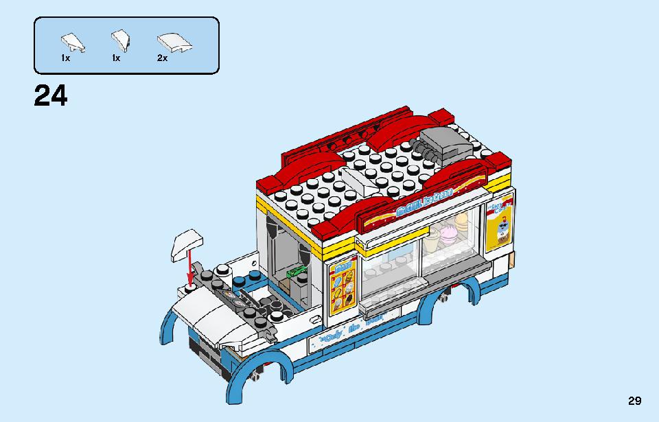 Ice-cream Truck 60253 LEGO information LEGO instructions 29 page