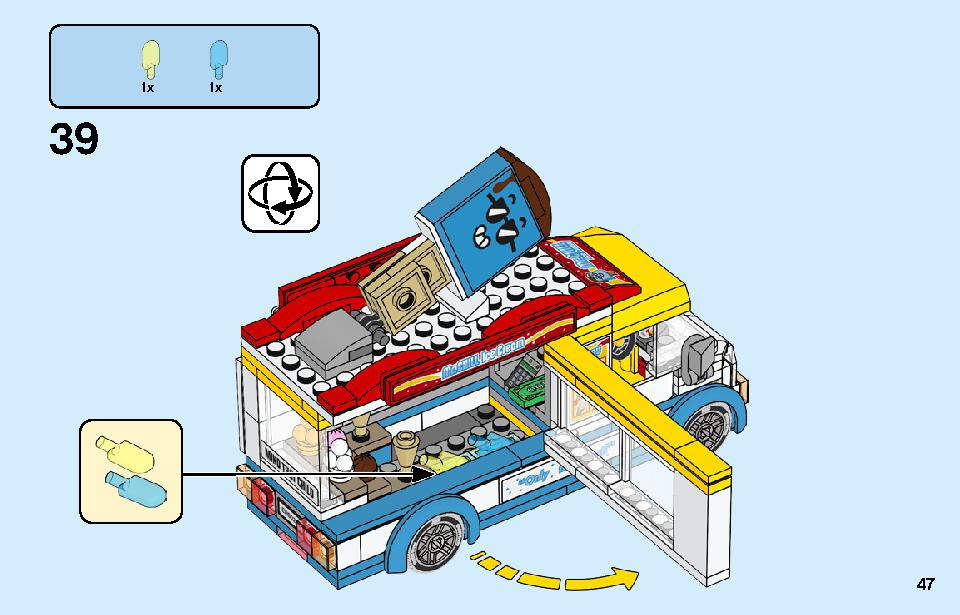 Ice-cream Truck 60253 LEGO information LEGO instructions 47 page