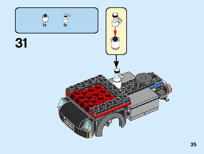 レースボート輸送車 60254 レゴの商品情報 レゴの説明書・組立方法 35 page