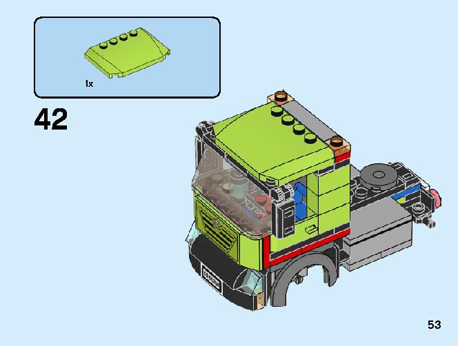 レースボート輸送車 60254 レゴの商品情報 レゴの説明書・組立方法 53 page