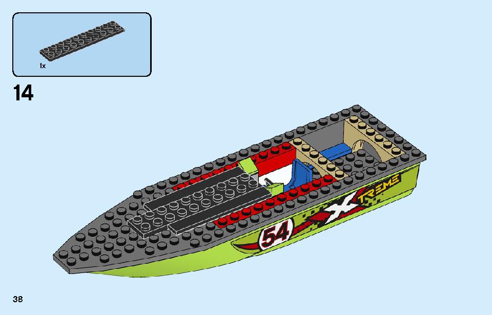 Race Boat Transporter 60254 LEGO information LEGO instructions 38 page