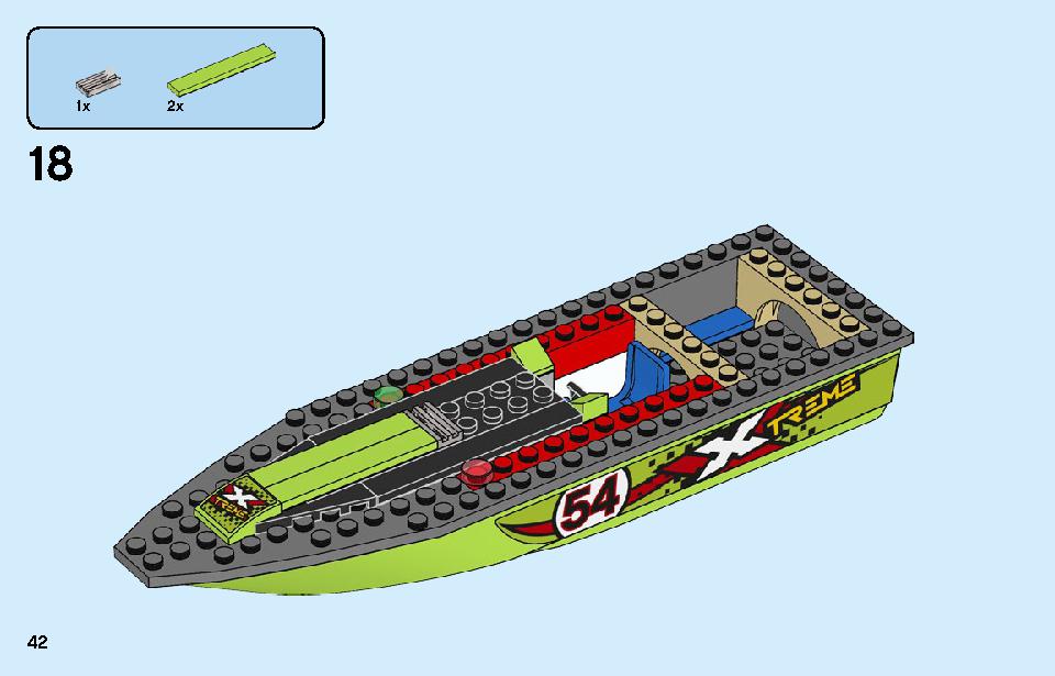 Race Boat Transporter 60254 LEGO information LEGO instructions 42 page