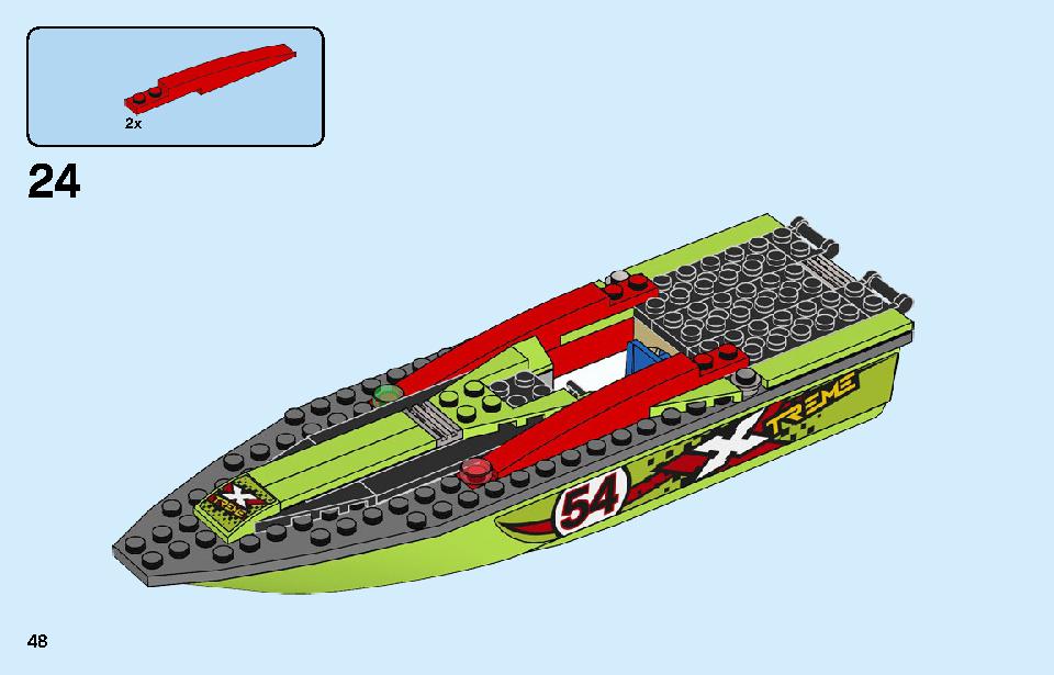 Race Boat Transporter 60254 LEGO information LEGO instructions 48 page