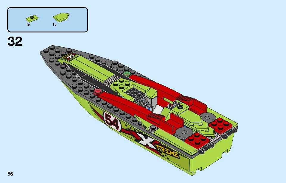 Race Boat Transporter 60254 LEGO information LEGO instructions 56 page