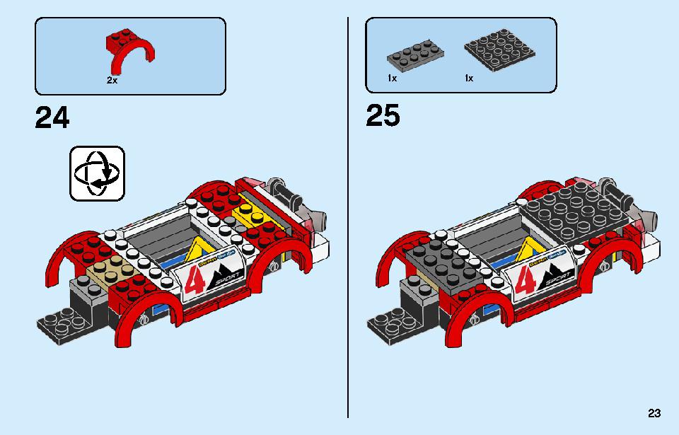 Racing Cars 60256 LEGO information LEGO instructions 23 page