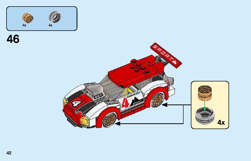 Racing Cars 60256 LEGO information LEGO instructions 42 page