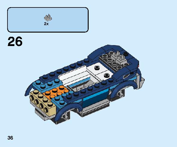 ガソリンスタンド 60257 レゴの商品情報 レゴの説明書・組立方法 36 page