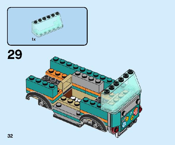 ガソリンスタンド 60257 レゴの商品情報 レゴの説明書・組立方法 32 page