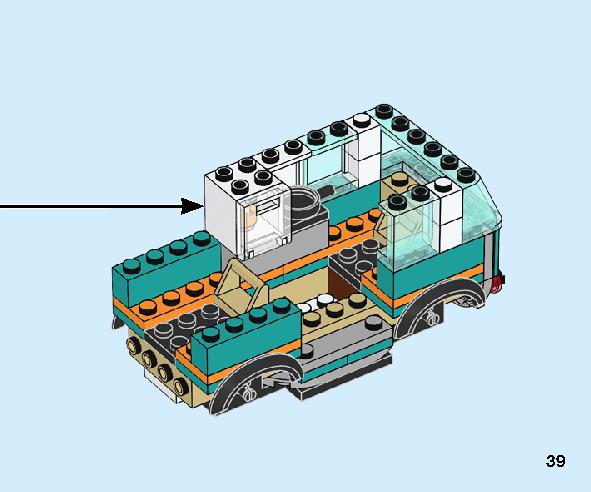 ガソリンスタンド 60257 レゴの商品情報 レゴの説明書・組立方法 39 page