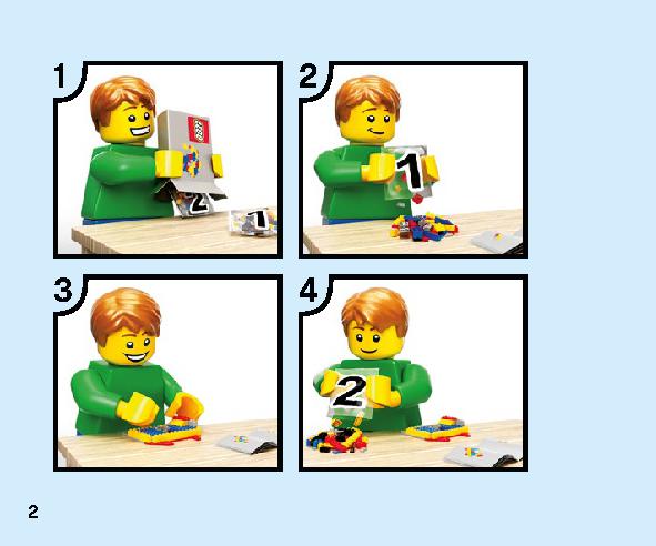車の修理工場 60258 レゴの商品情報 レゴの説明書・組立方法 2 page
