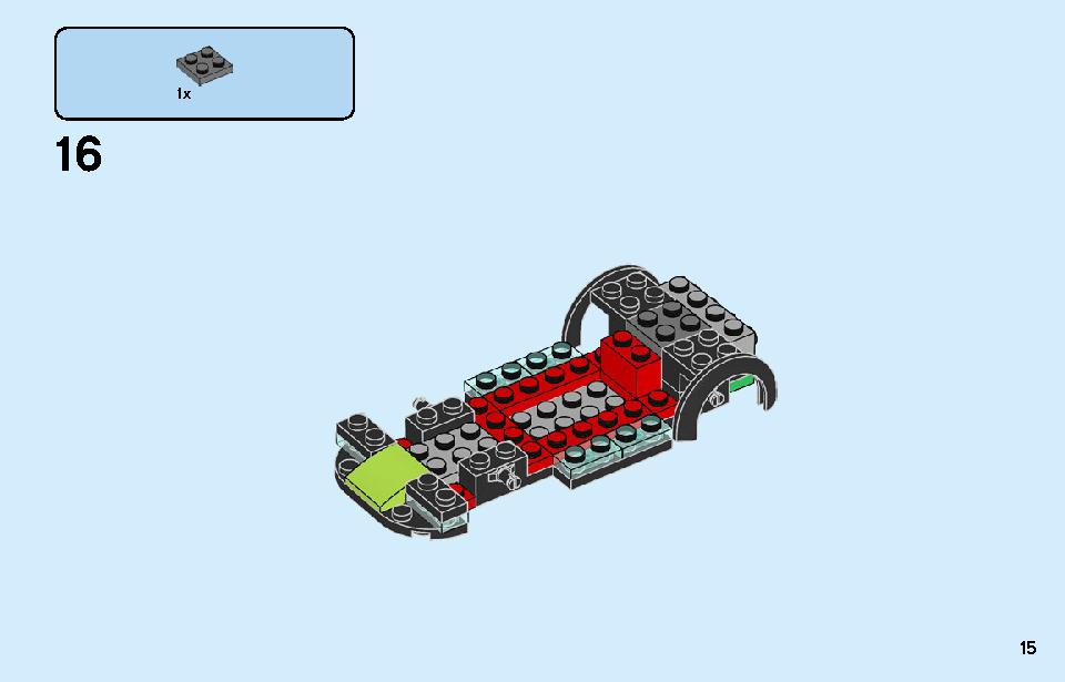 車の修理工場 60258 レゴの商品情報 レゴの説明書・組立方法 15 page