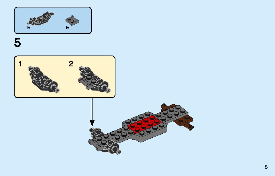 Tuning Workshop 60258 LEGO information LEGO instructions 5 page