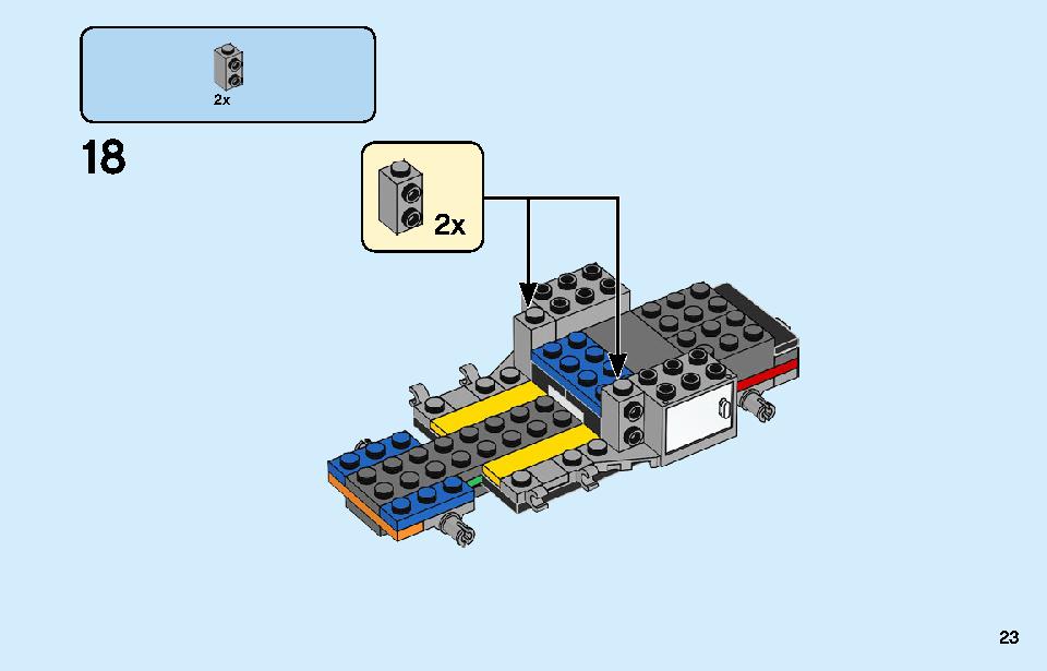 Tuning Workshop 60258 LEGO information LEGO instructions 23 page