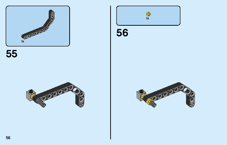 車の修理工場 60258 レゴの商品情報 レゴの説明書・組立方法 56 page