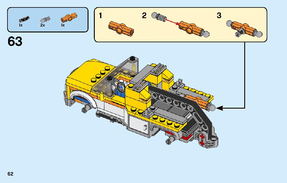 Tuning Workshop 60258 LEGO information LEGO instructions 62 page