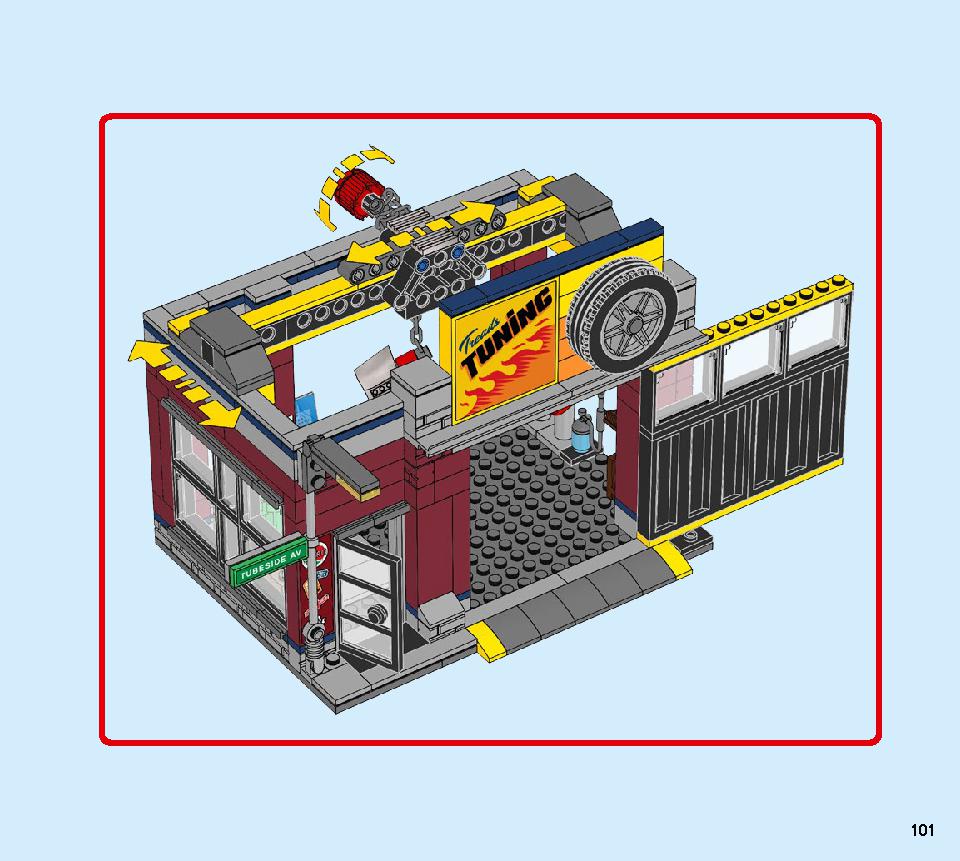 車の修理工場 60258 レゴの商品情報 レゴの説明書・組立方法 101 page