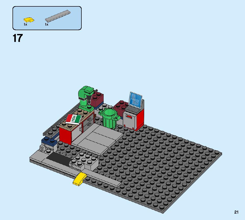 車の修理工場 60258 レゴの商品情報 レゴの説明書・組立方法 21 page