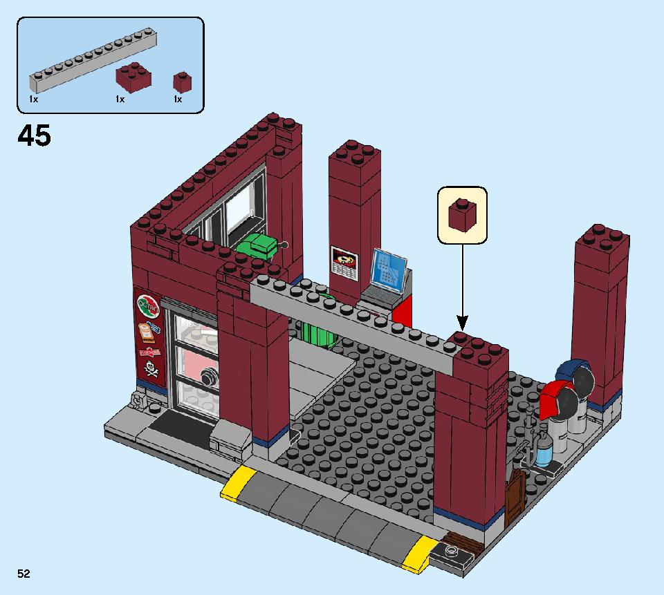車の修理工場 60258 レゴの商品情報 レゴの説明書・組立方法 52 page