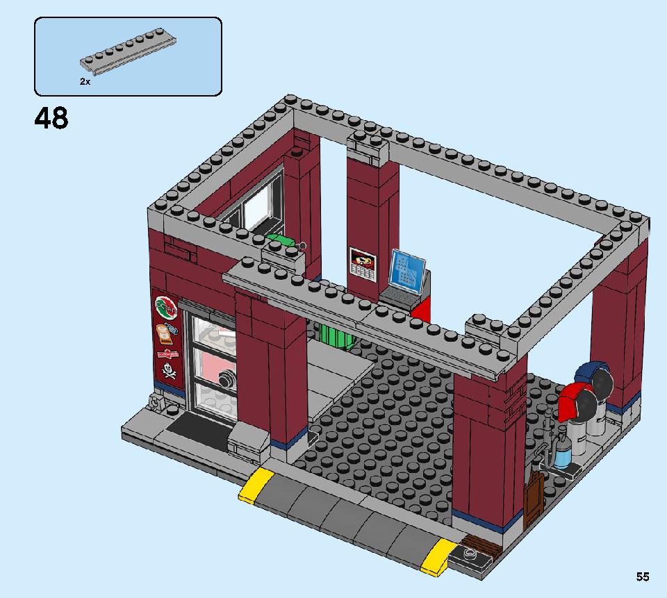車の修理工場 60258 レゴの商品情報 レゴの説明書・組立方法 55 page