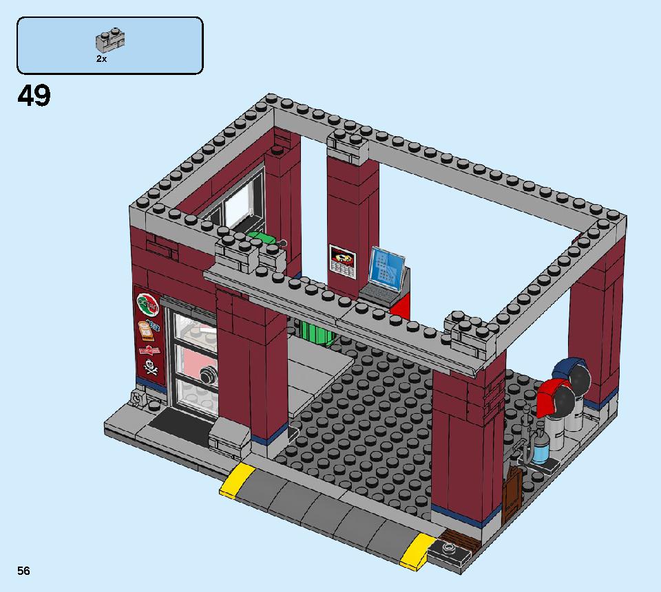 車の修理工場 60258 レゴの商品情報 レゴの説明書・組立方法 56 page