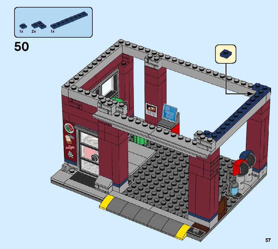 車の修理工場 60258 レゴの商品情報 レゴの説明書・組立方法 57 page
