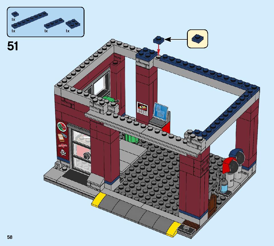 車の修理工場 60258 レゴの商品情報 レゴの説明書・組立方法 58 page