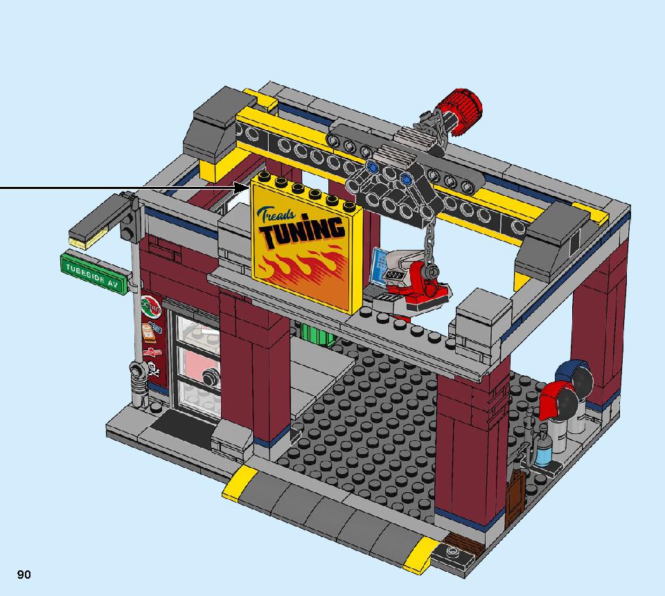 車の修理工場 60258 レゴの商品情報 レゴの説明書・組立方法 90 page