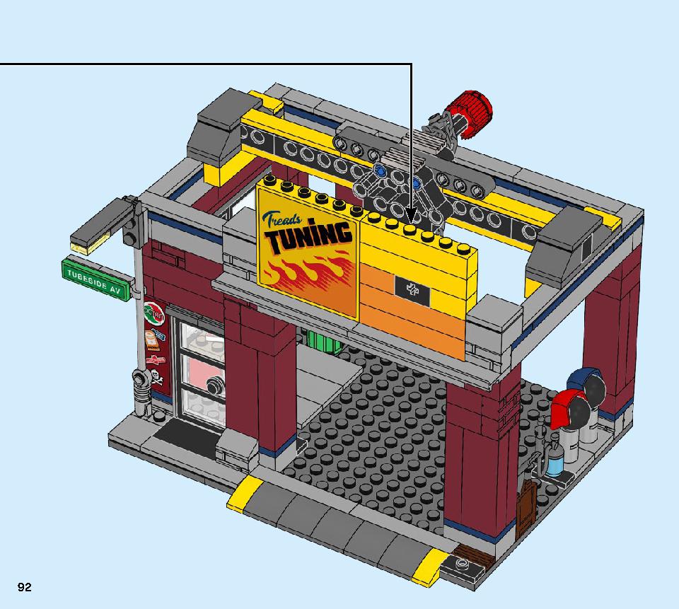 車の修理工場 60258 レゴの商品情報 レゴの説明書・組立方法 92 page