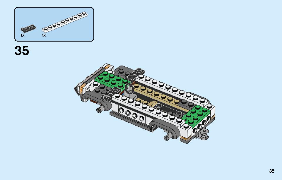 サファリのオフローダー 60267 レゴの商品情報 レゴの説明書・組立方法 35 page