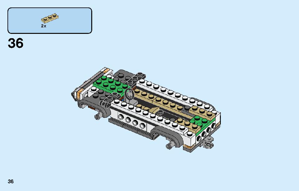 サファリのオフローダー 60267 レゴの商品情報 レゴの説明書・組立方法 36 page